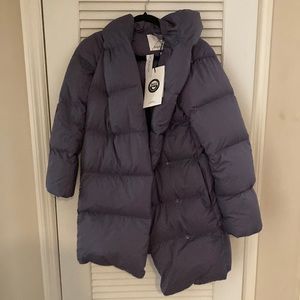 ARITZIA BABATON DUVET PUFFER MID LENGTH XXS lilac